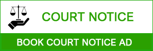 Book Court Notice Ad in Agniban