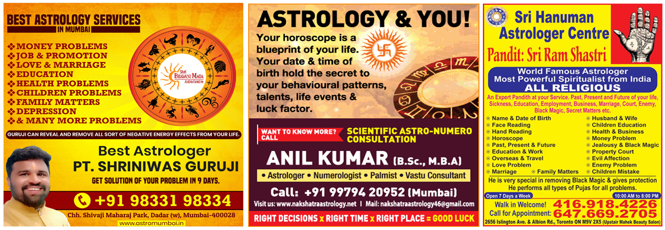 Book Astrology Ad in Newspaper